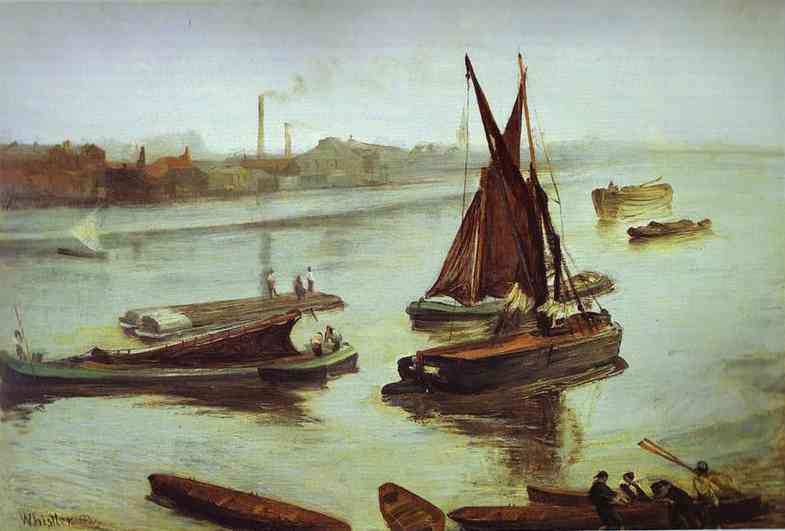 James Abbot McNeill Whistler Grey and Silver: Old Battersea Reach